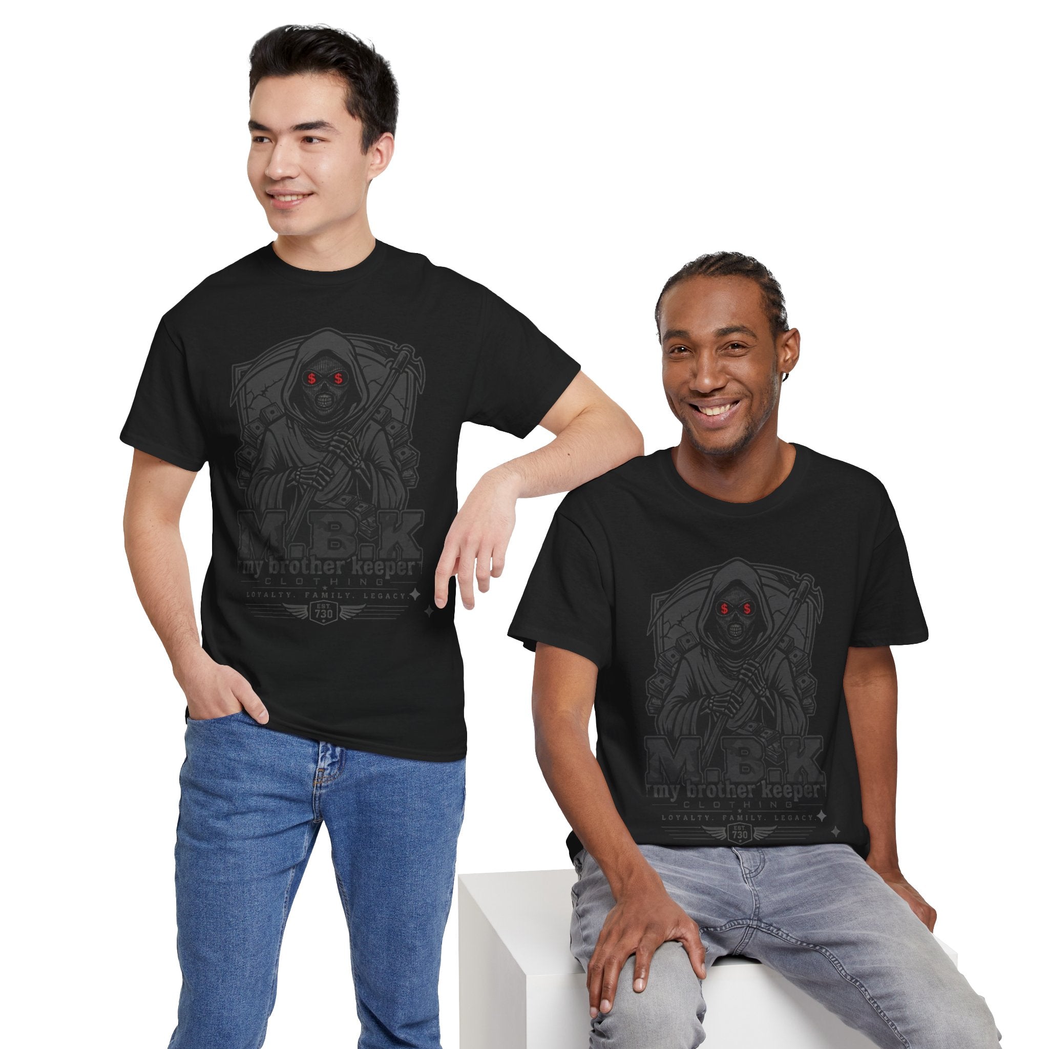 T-Shirt — My Brother Keeper Grim Reaper Graphic Tee