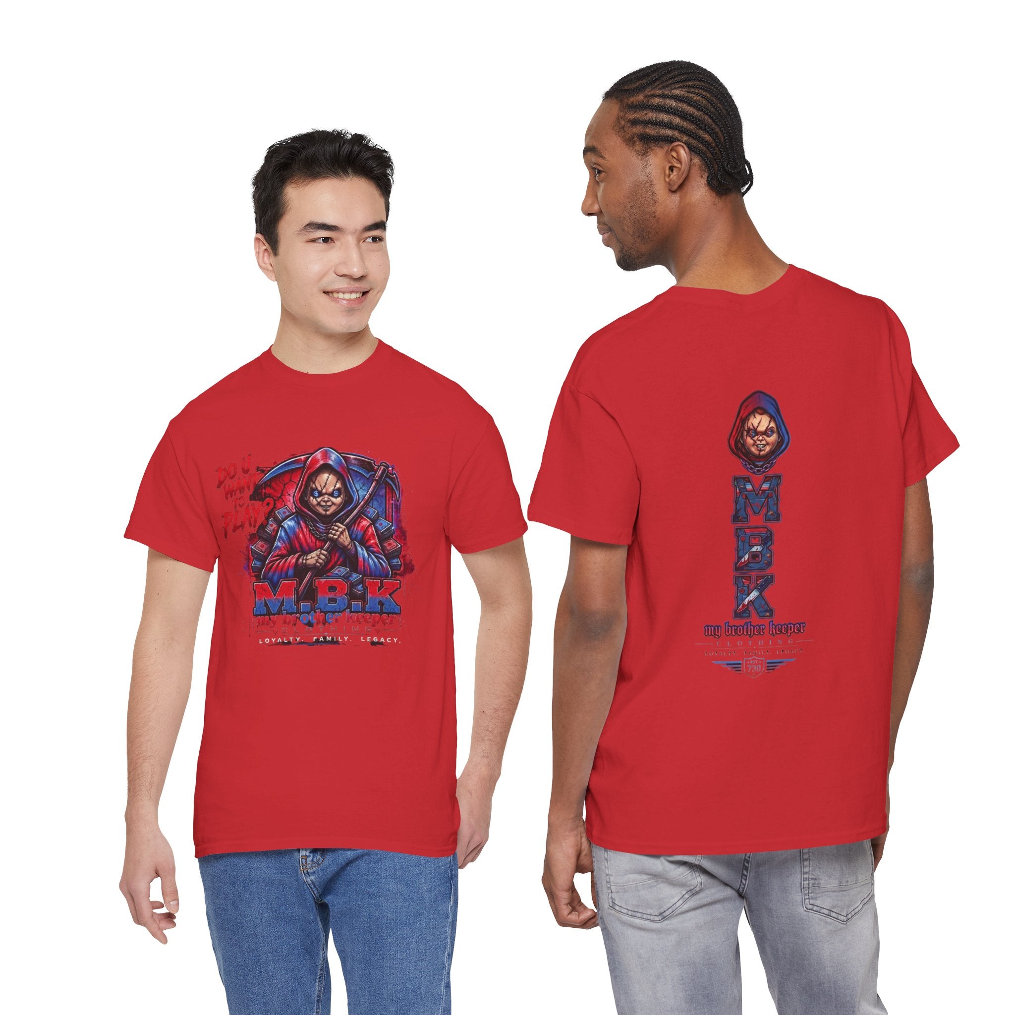 MBK 'Do U Wanna Play' Graphic Tee — Streetwear Hoodie Skull Design