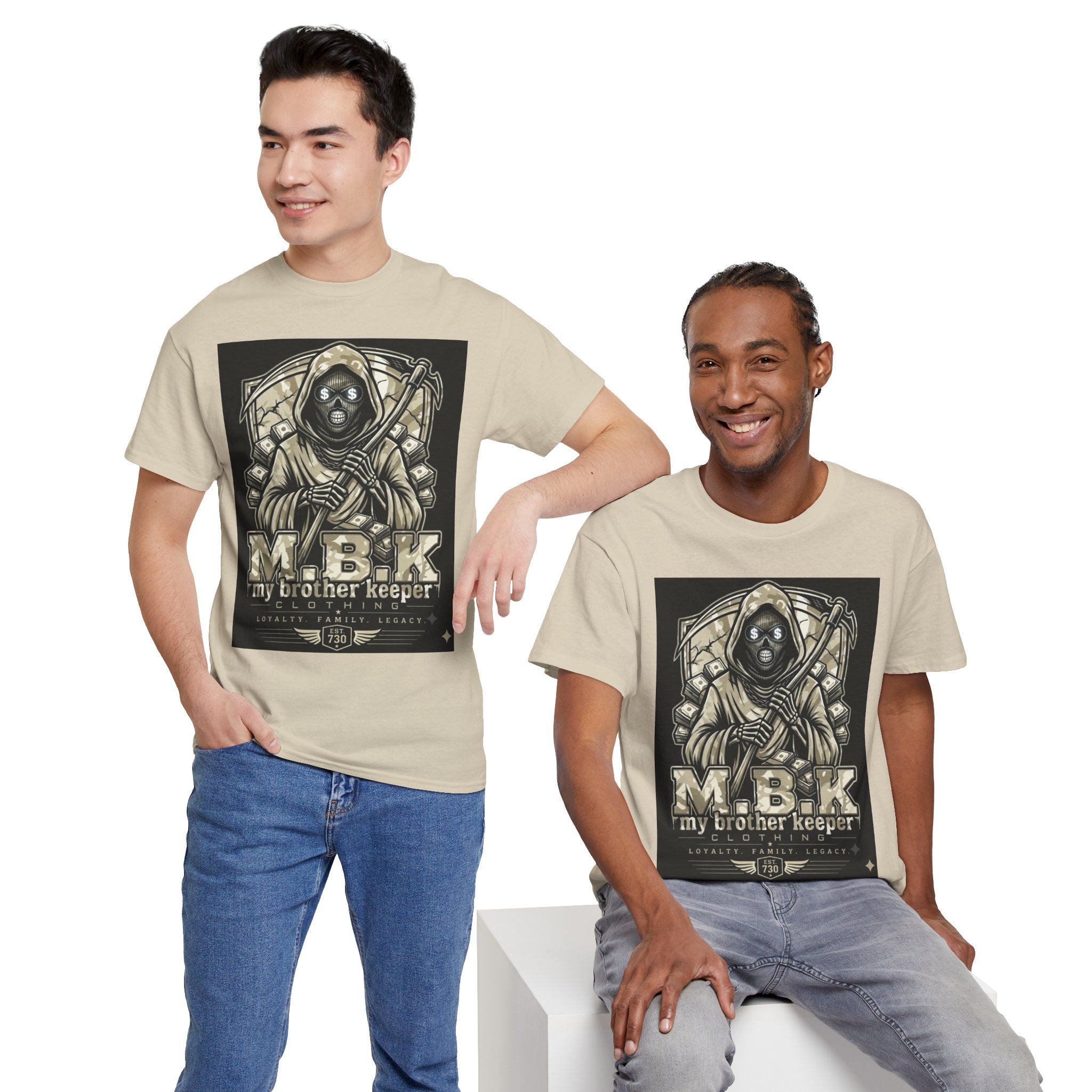 MBK "My Brother Keeper" Graphic Tee — Grim Reaper Streetwear T-Shirt