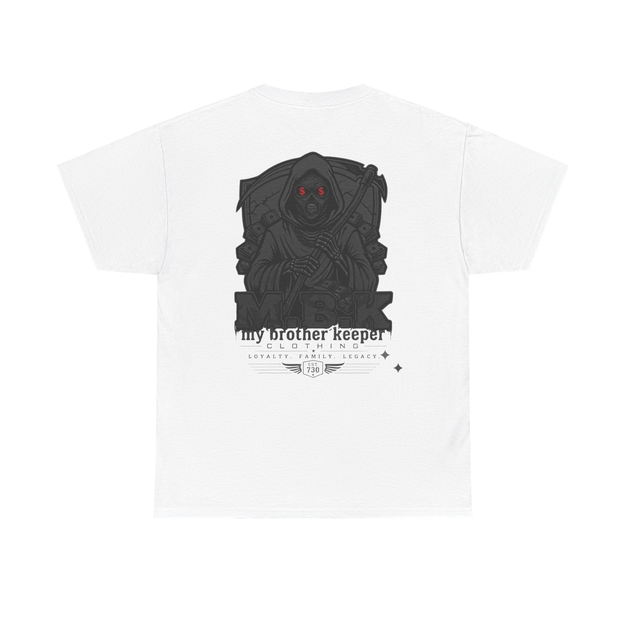 My Brother Keeper Grim Reaper T‑Shirt — Gothic Horror Tee
