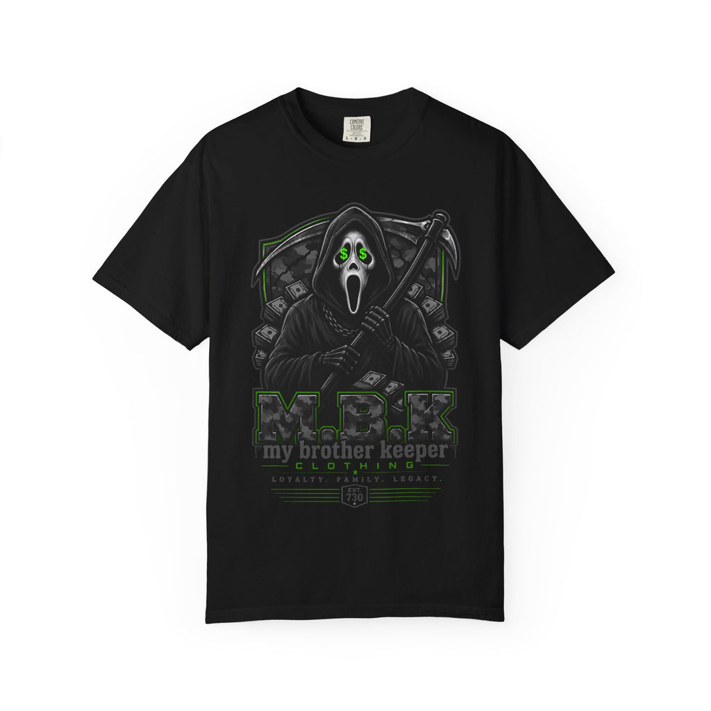 My Brother Keeper (MBK) Grim Reaper Graphic T-Shirt — Horror Streetwear Tee