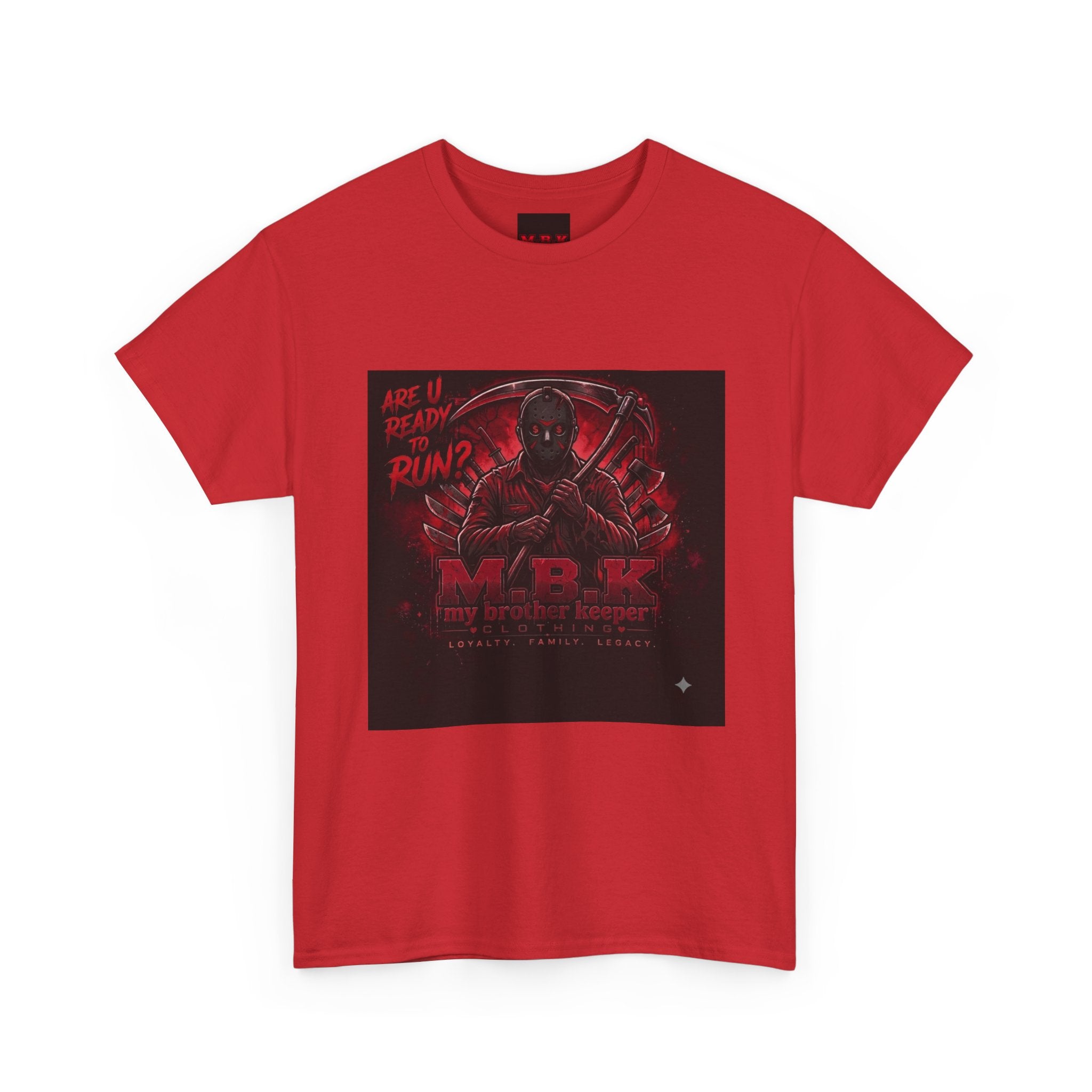 Deadpool Red Noir Graphic Tee — 'Are U Ready 2 Run?' Crewneck Shirt