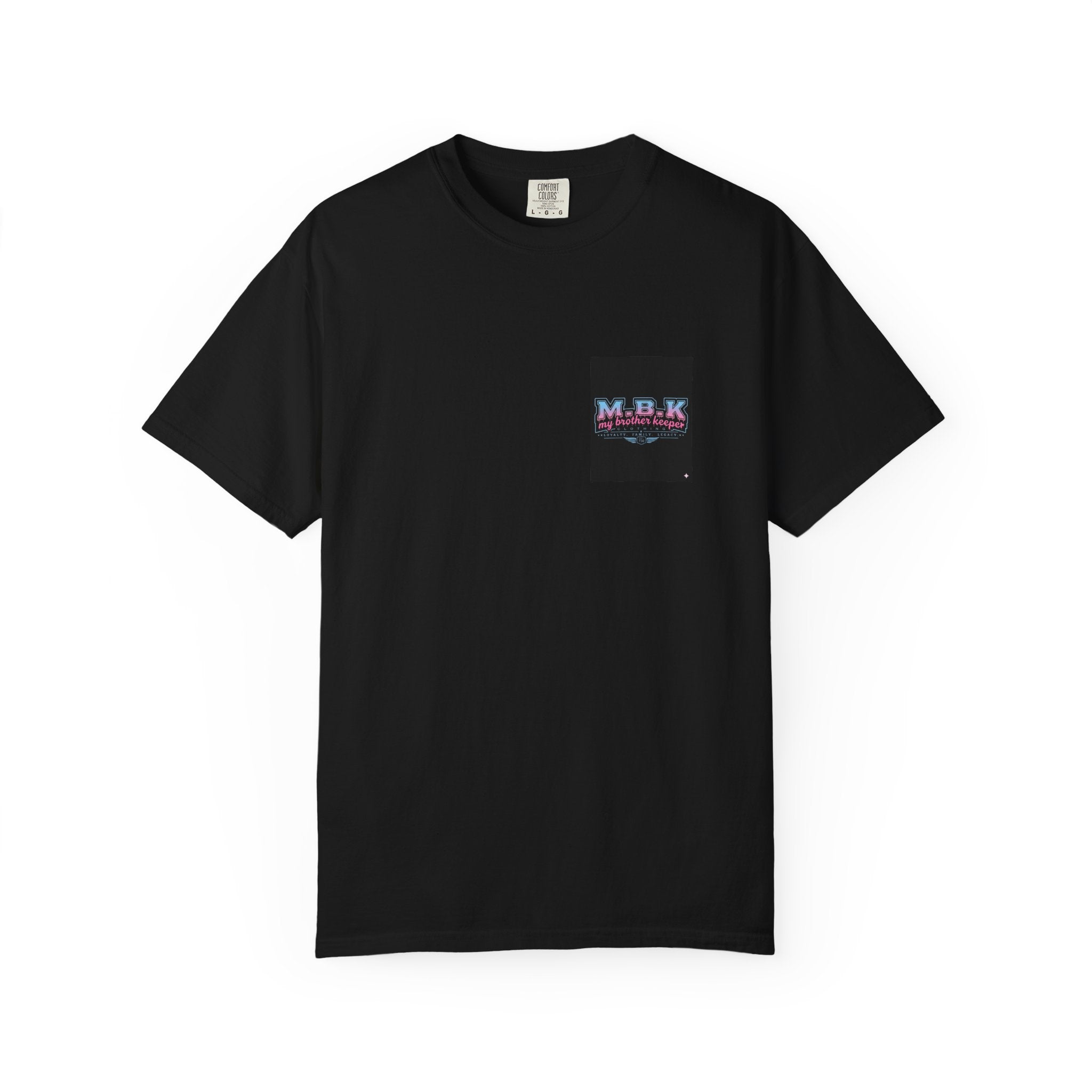 MBK Retro Logo T-Shirt — Vintage Neon Chest Graphic