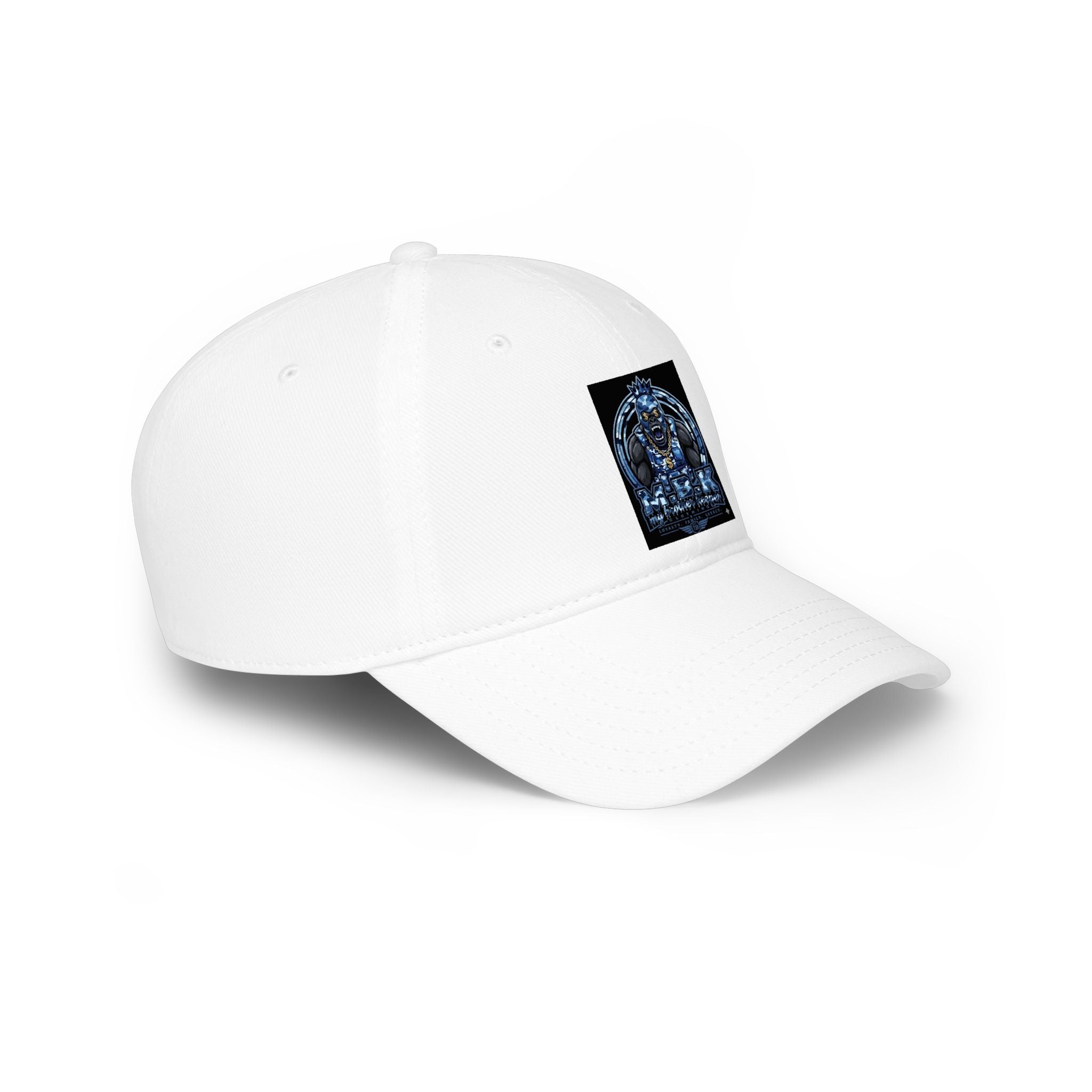 Gargoyle Guardian Low Profile Baseball Cap — Gothic Stone Creature Design