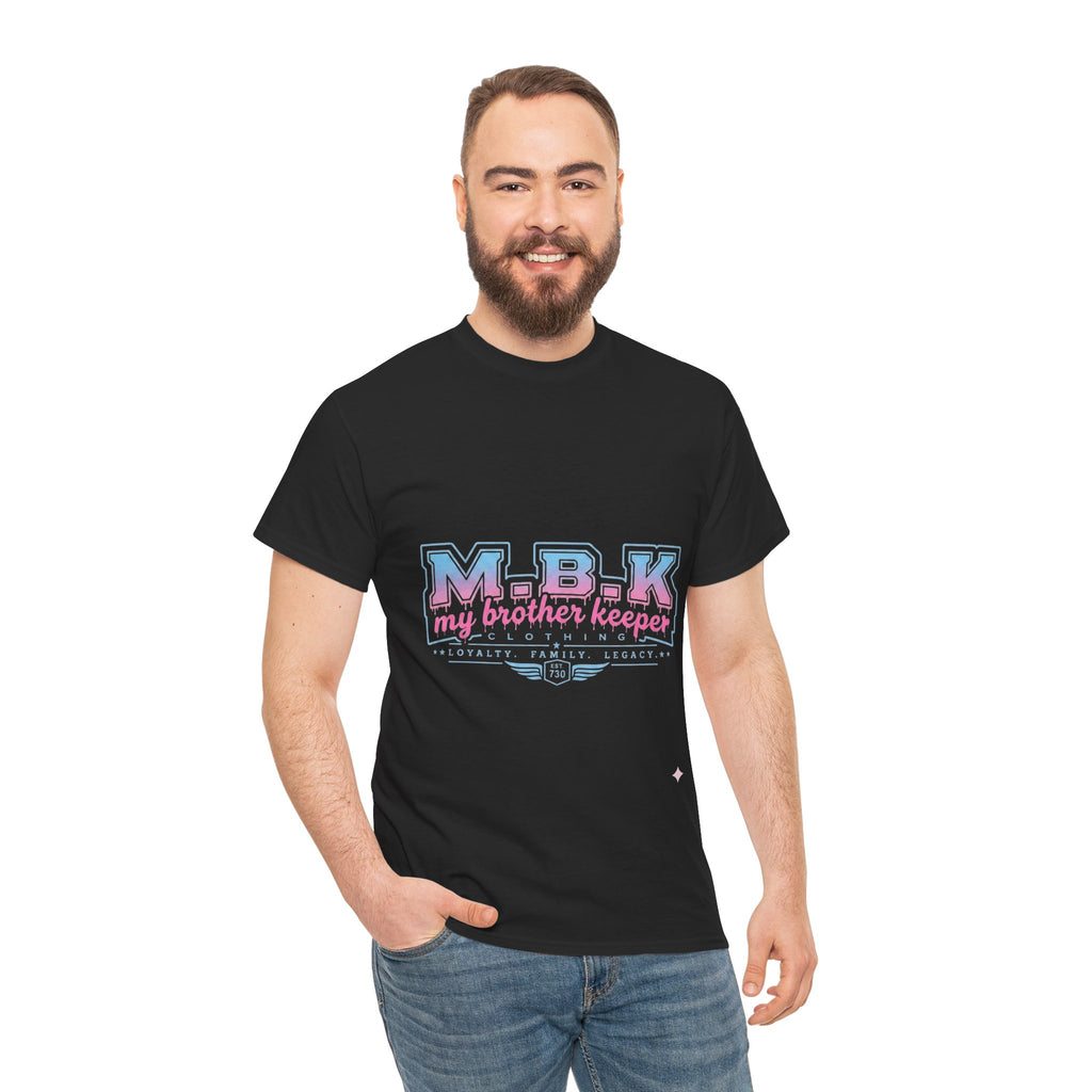 MBK "My Brother Keeper" Tee - Pastel Retro Graphic T-Shirt