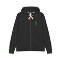 Men's Neon Green Horror Skull Zip Hoodie — 'Brother Keep' Graphic