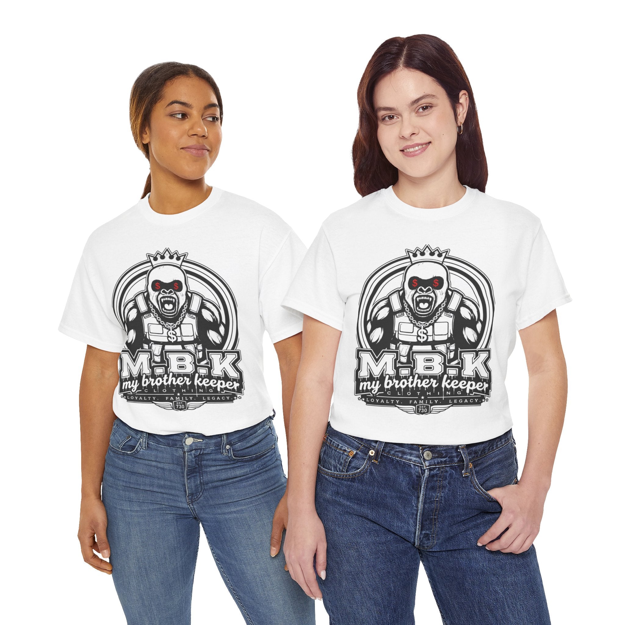 MBK "My Brother Keeper" Graphic Tee — Bold Gorilla Crest Streetwear
