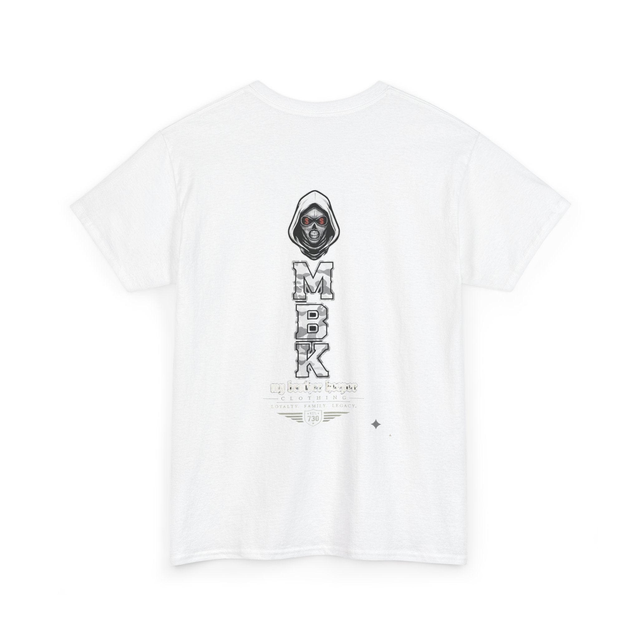 Grim Reaper Graphic Tee — "M.B.K" Streetwear Skull T-Shirt