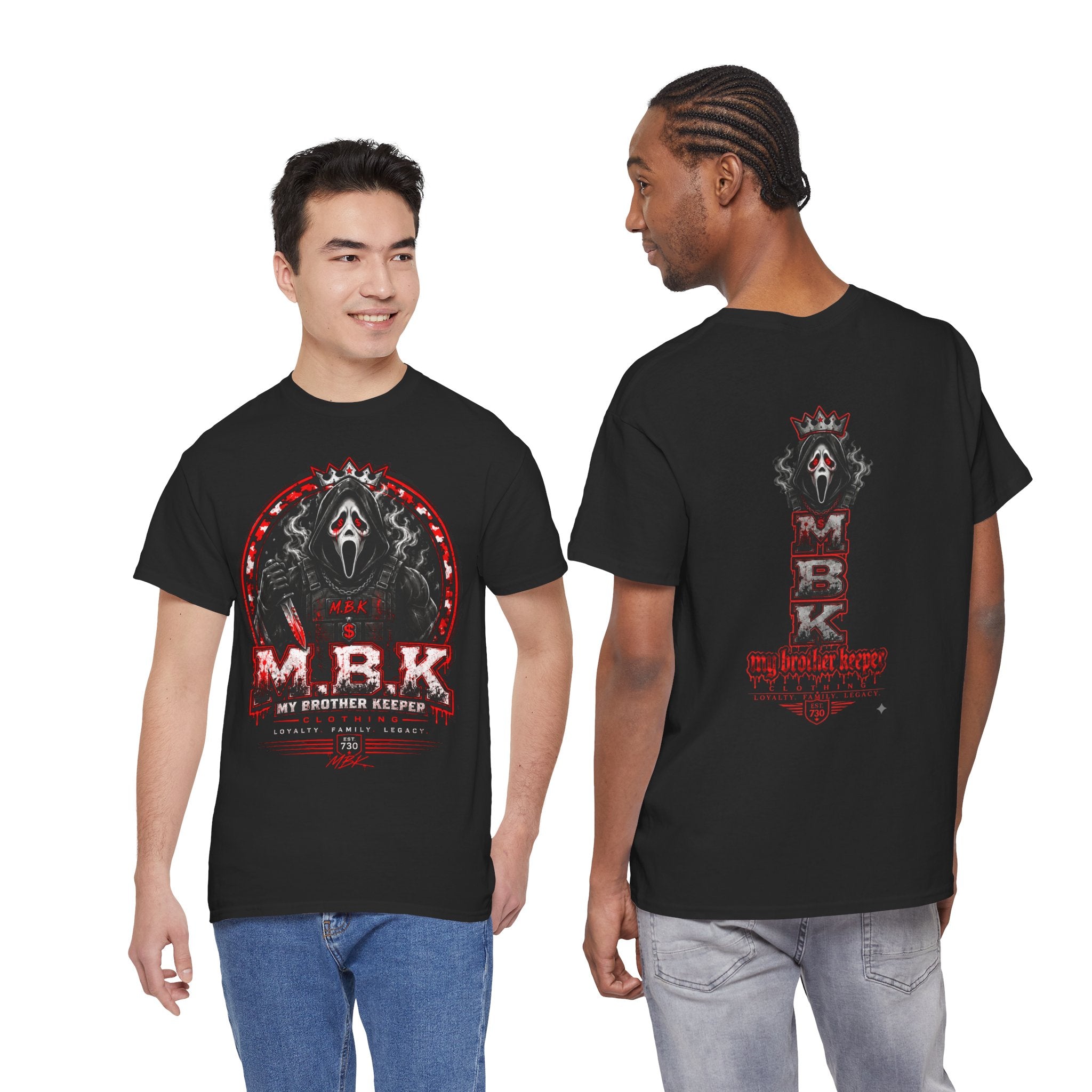 Horror Mask MBK "My Brother Keeper" Graphic Tee
