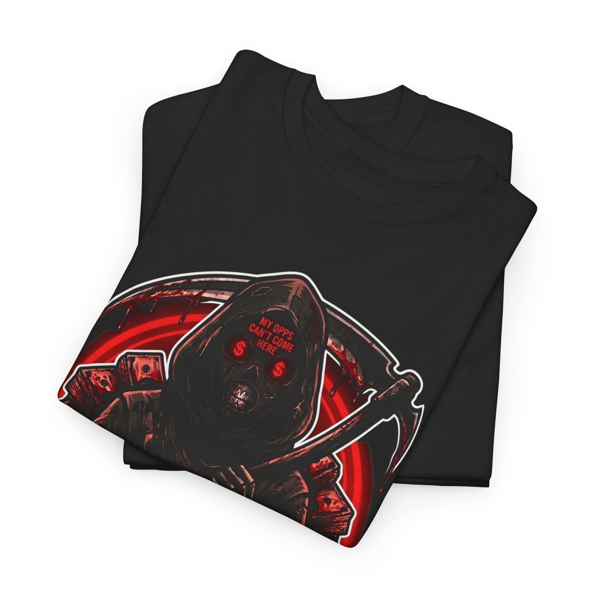 Graphic Tee — 'My Brother Keeper' Grim Reaper Streetwear T-Shirt