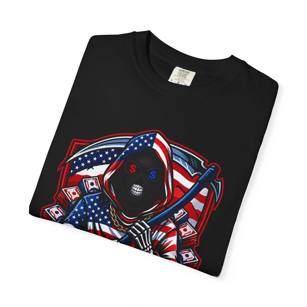 Reaper Flag T‑Shirt — MBK American Patriot Graphic Tee