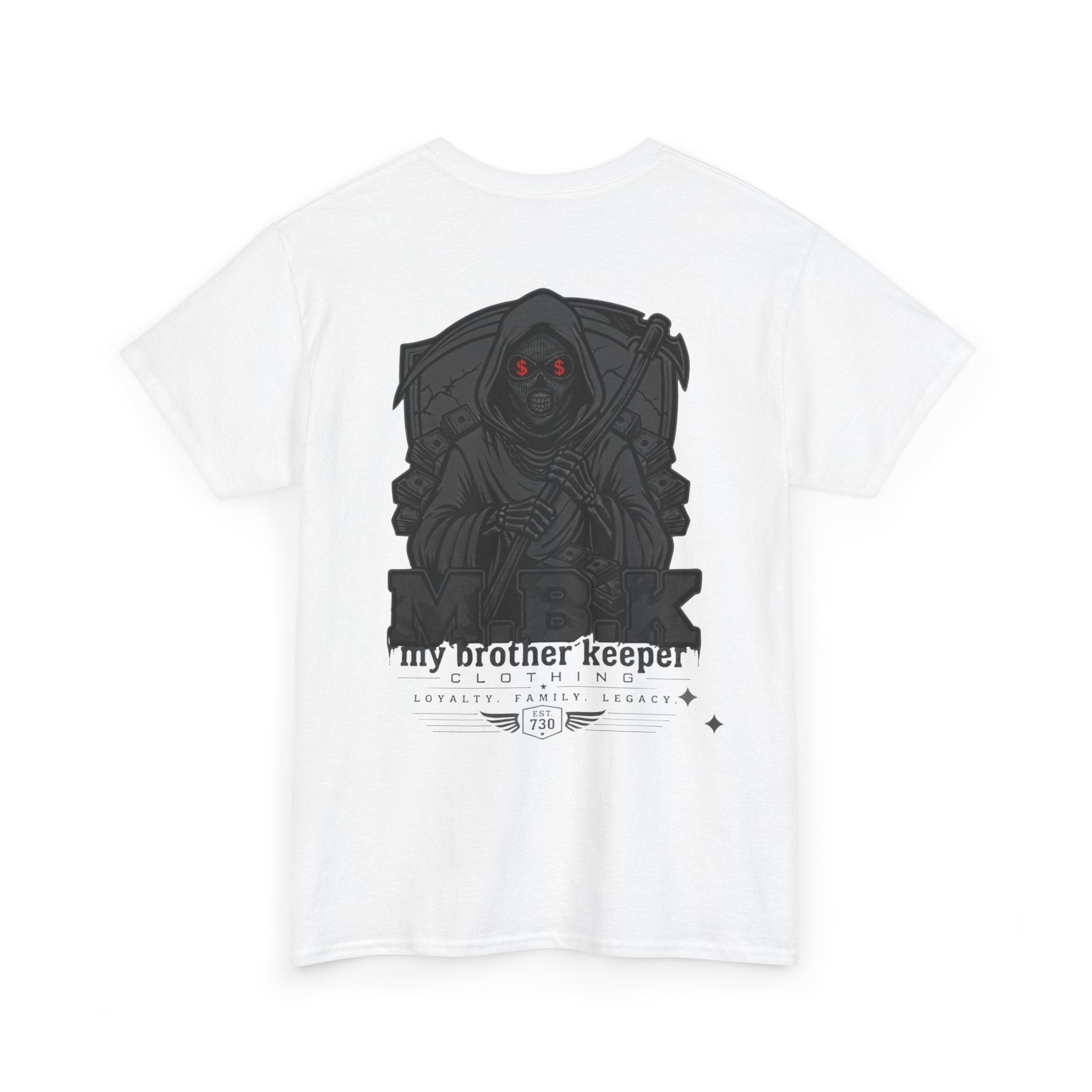 My Brother Keeper Grim Reaper T‑Shirt — Gothic Horror Tee