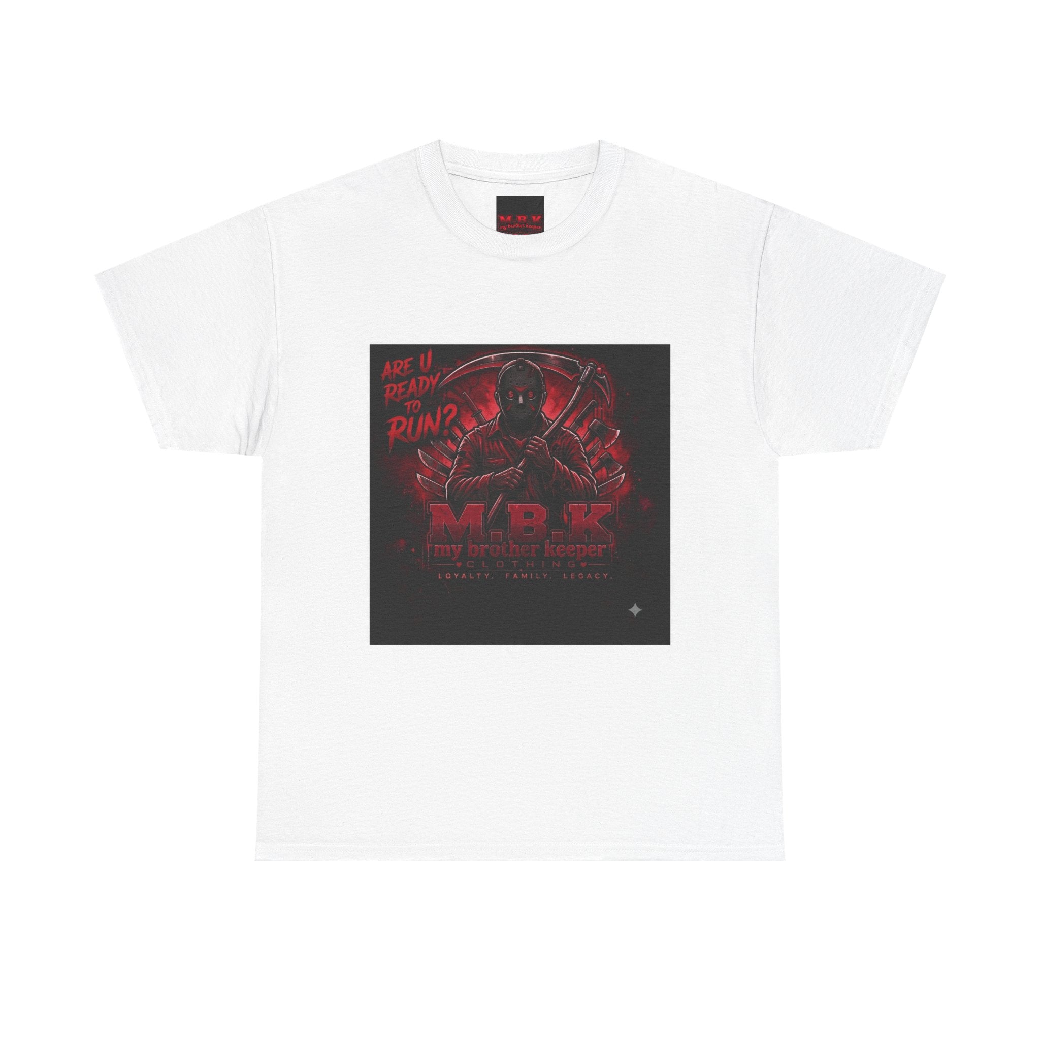 Deadpool Red Noir Graphic Tee — 'Are U Ready 2 Run?' Crewneck Shirt