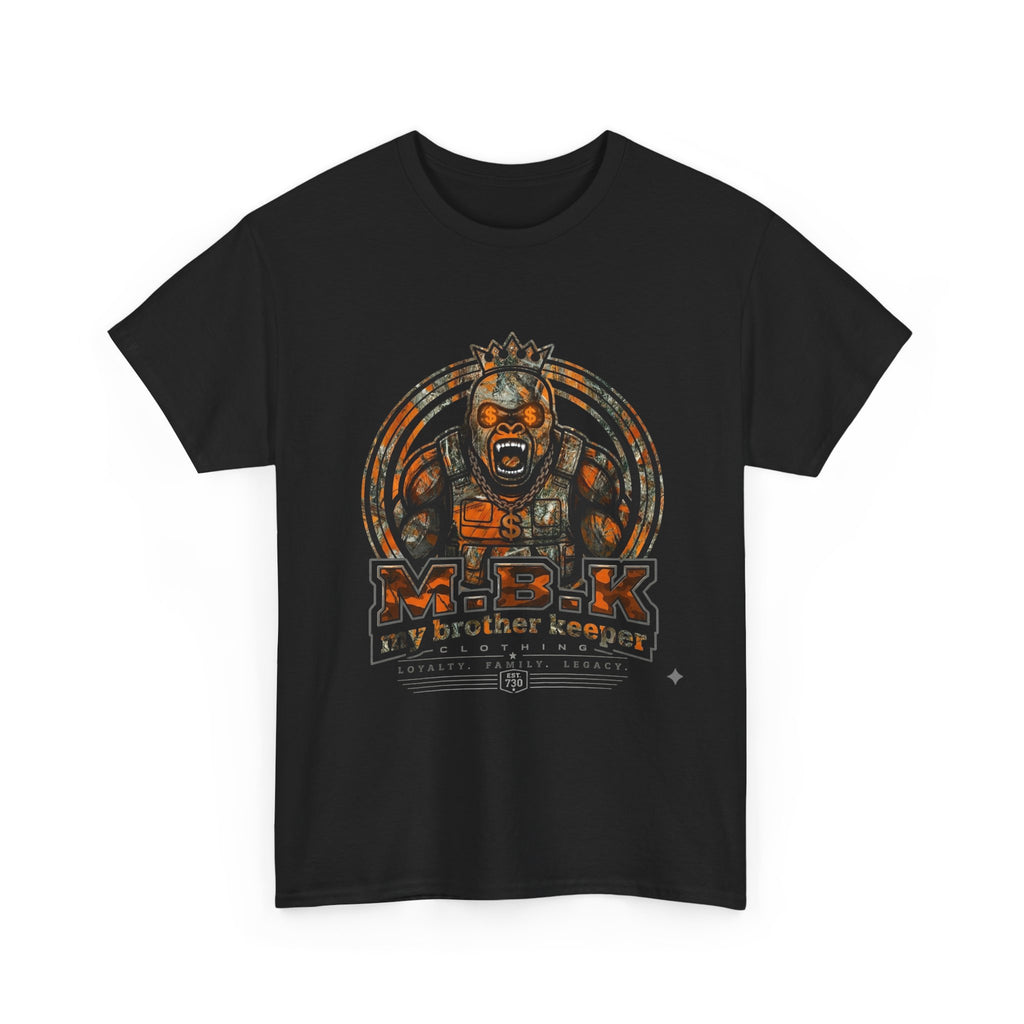 King Monkey Tee — "MBK My Brother Keeper" Graphic T-Shirt