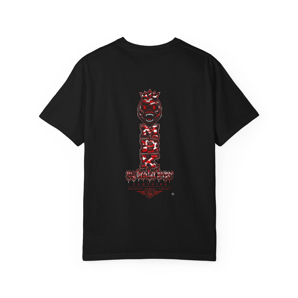 Gorilla Rampage Graphic T‑Shirt — Red & Black Streetwear Tee