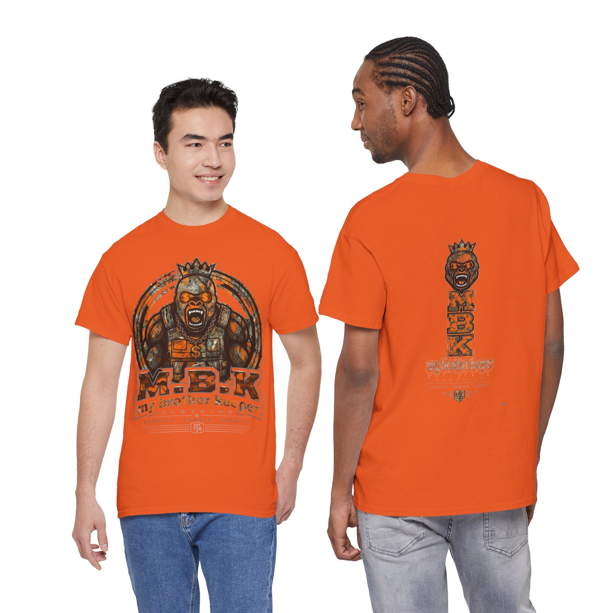MBK “My Brother Keeper” Graphic Tee — Urban Streetwear Tribal King Design