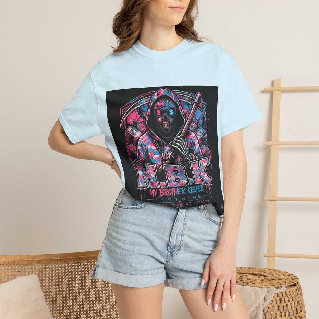 T-Shirt — MBK "My Brother Keeper" cotton candy grim Reaper tee