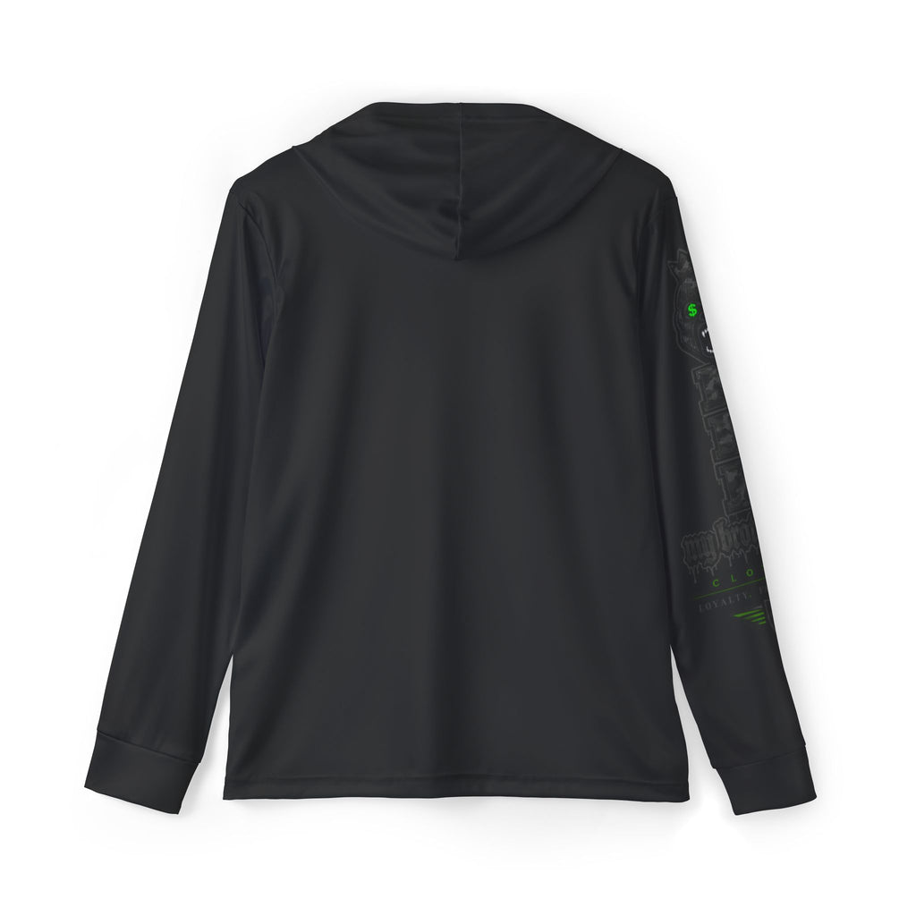 Men's Black Sports Hoodie — 'My Brother Keeper' Graphic Warmup Pullover