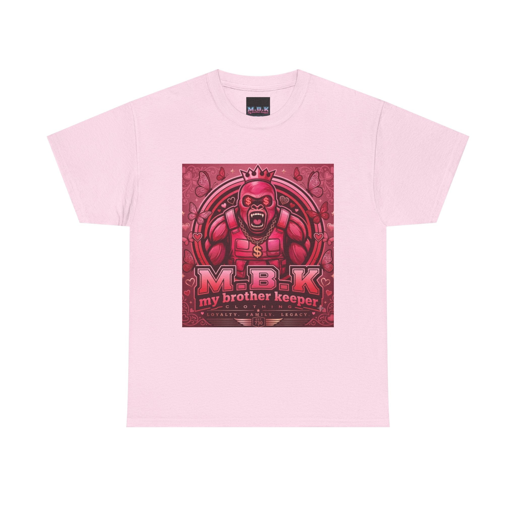 T-Shirt — MBK “My Brother Keeper” Graphic Tee (Bold Red King Design)