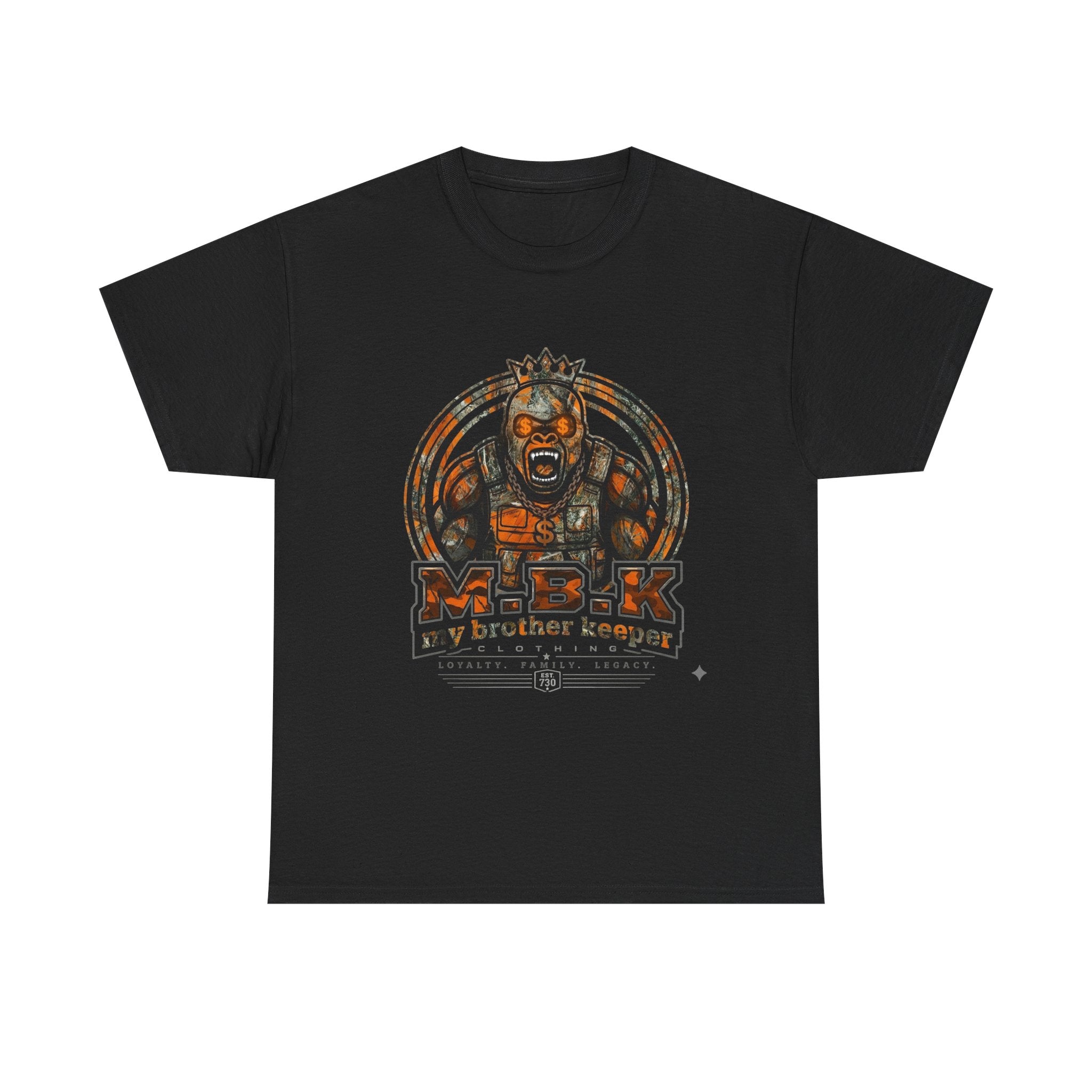 King Monkey Tee — "MBK My Brother Keeper" Graphic T-Shirt