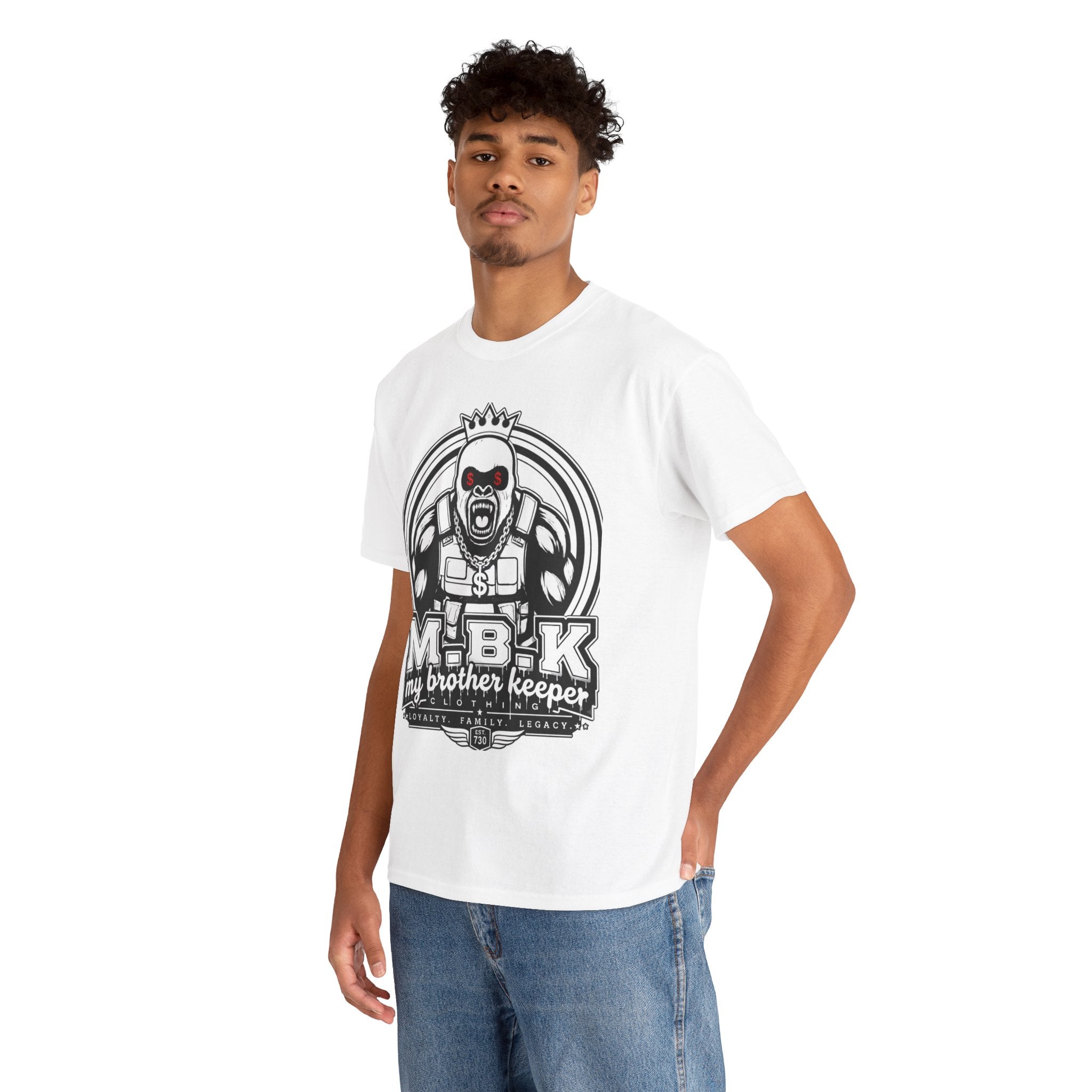 MBK "My Brother Keeper" Graphic Tee — Bold Gorilla Crest Streetwear