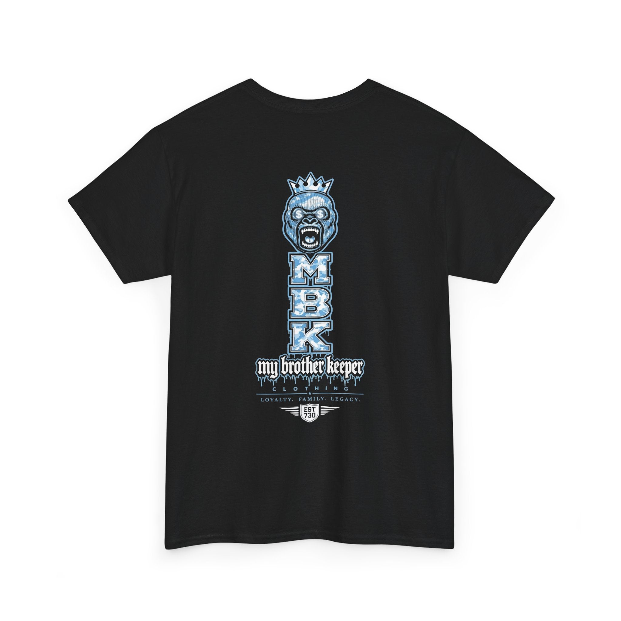 MBK King Gorilla Graphic Tee — Streetwear Gamer Logo T-Shirt
