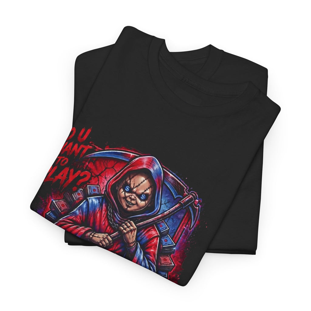 MBK 'Do U Wanna Play' Graphic Tee — Streetwear Hoodie Skull Design