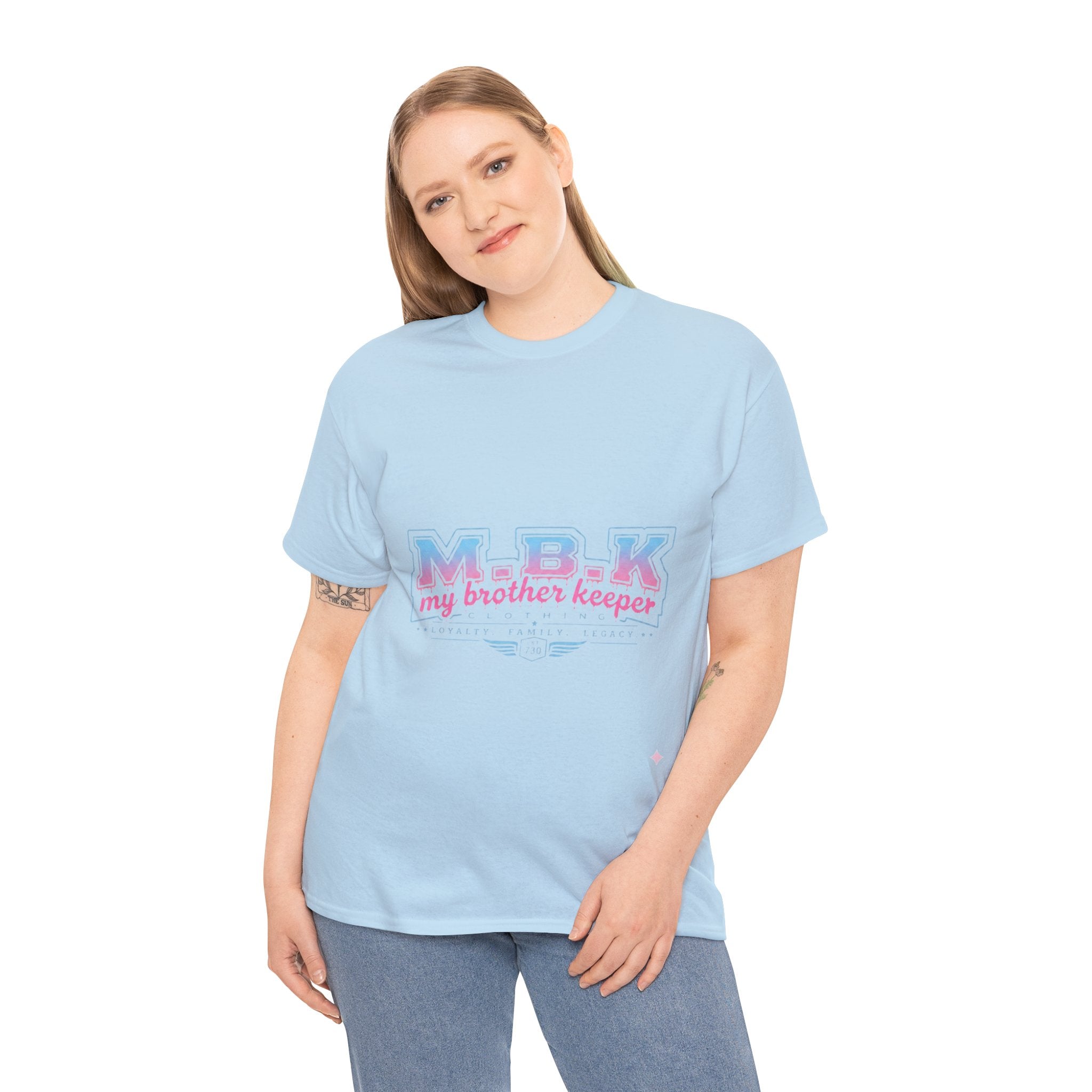MBK "My Brother Keeper" Tee - Pastel Retro Graphic T-Shirt