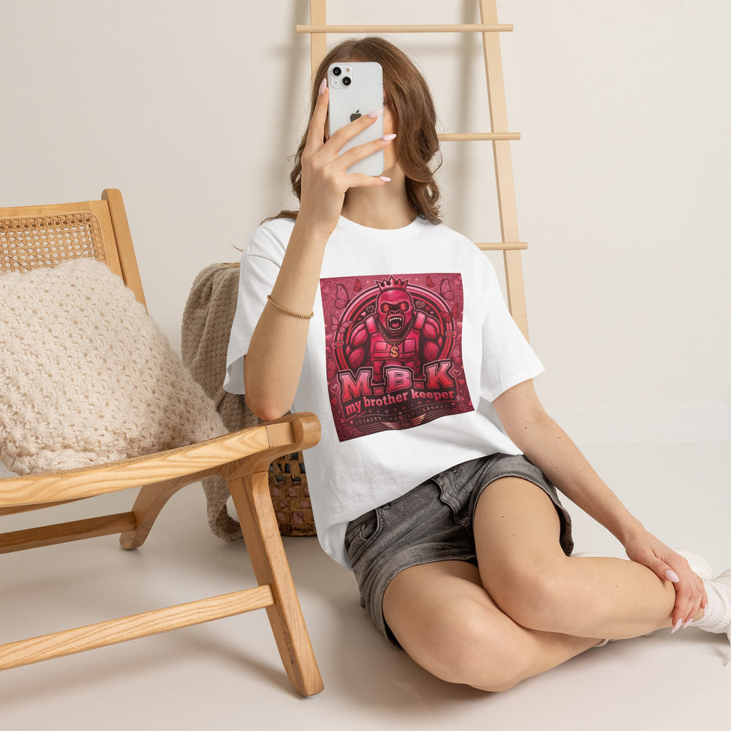 T-Shirt — MBK “My Brother Keeper” Graphic Tee (Bold Red King Design)