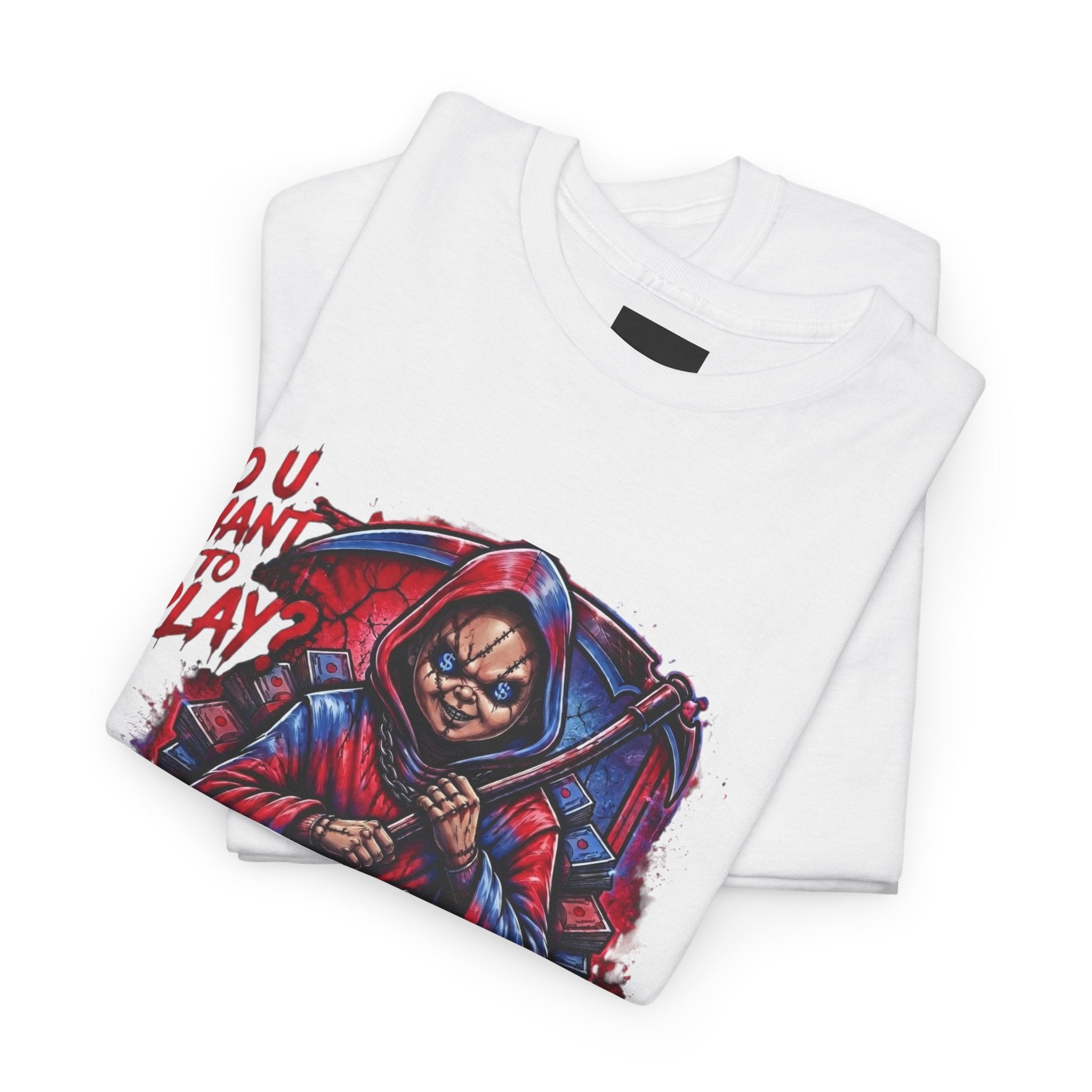 MBK 'Do U Wanna Play' Graphic Tee — Streetwear Hoodie Skull Design