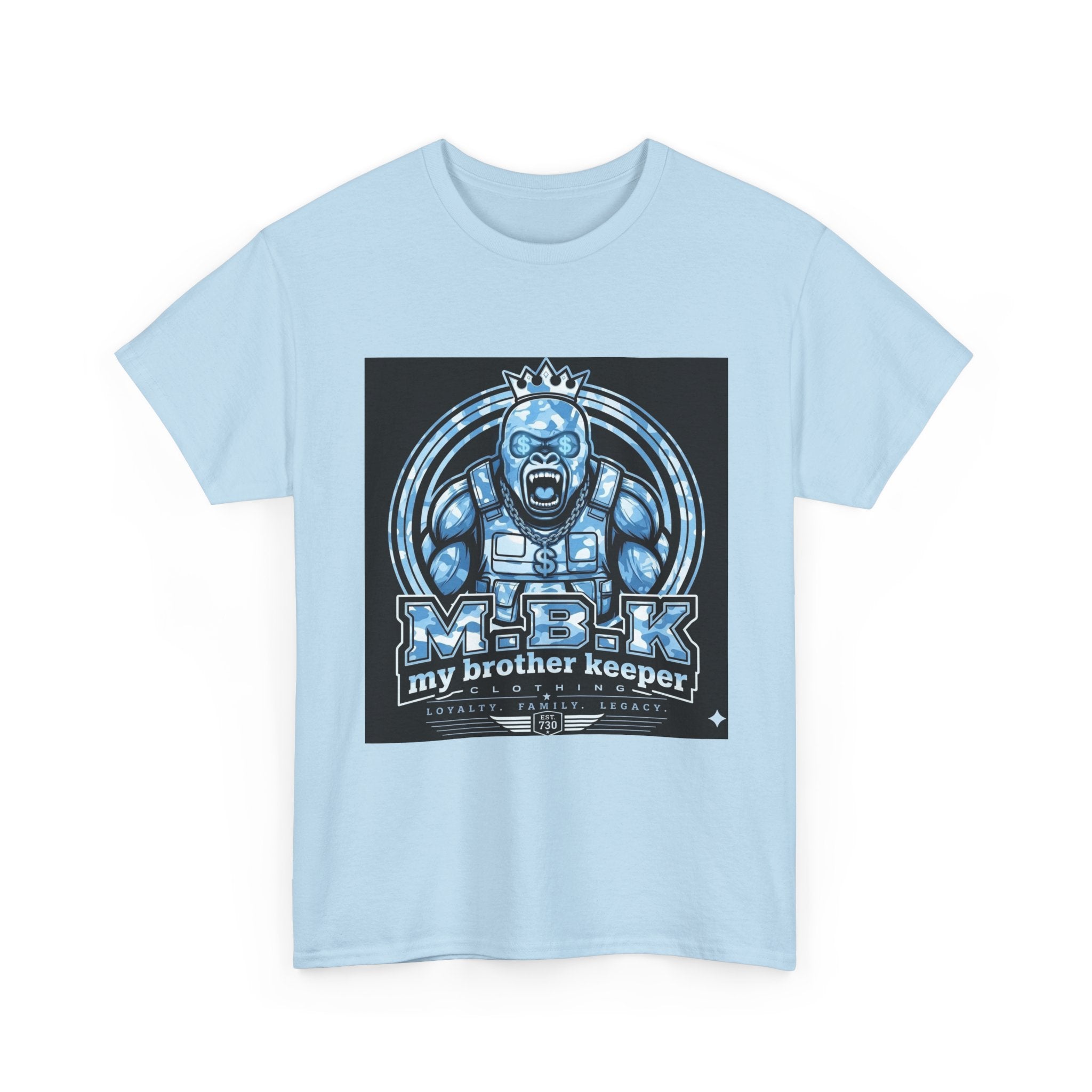 My Brother Keeper (MBK) Graphic Tee — Bold Blue King Streetwear