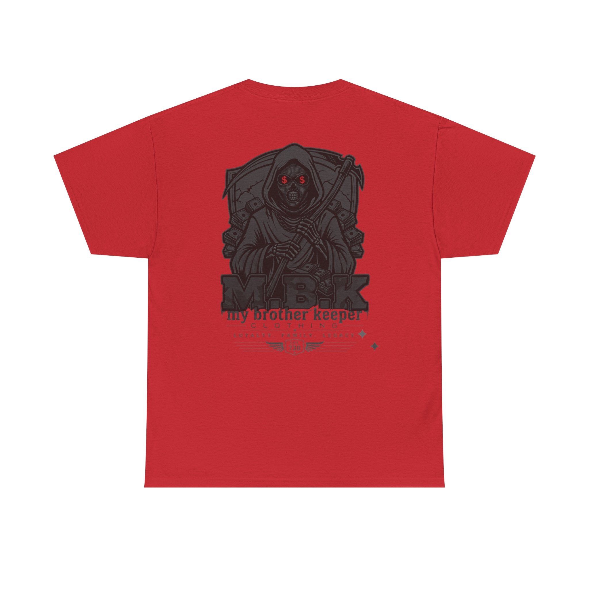 My Brother Keeper Grim Reaper T‑Shirt — Gothic Horror Tee