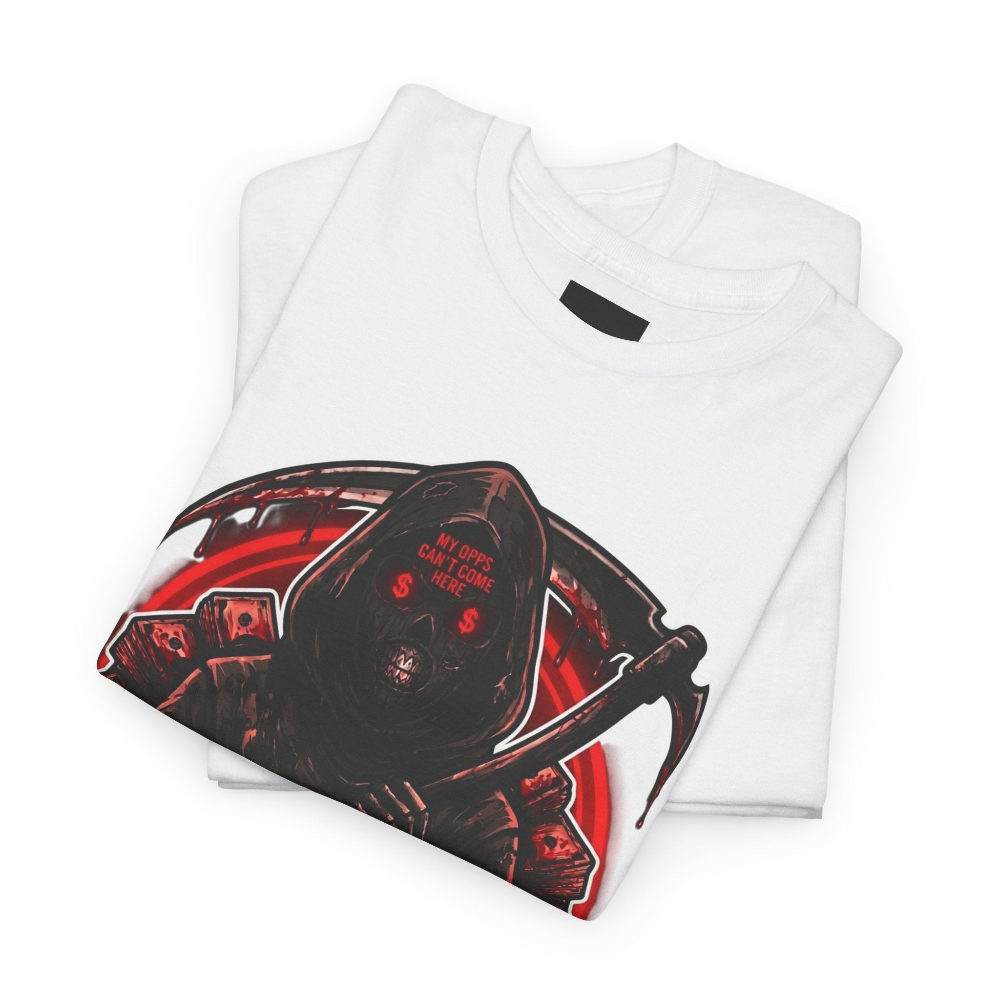 Graphic Tee — 'My Brother Keeper' Grim Reaper Streetwear T-Shirt