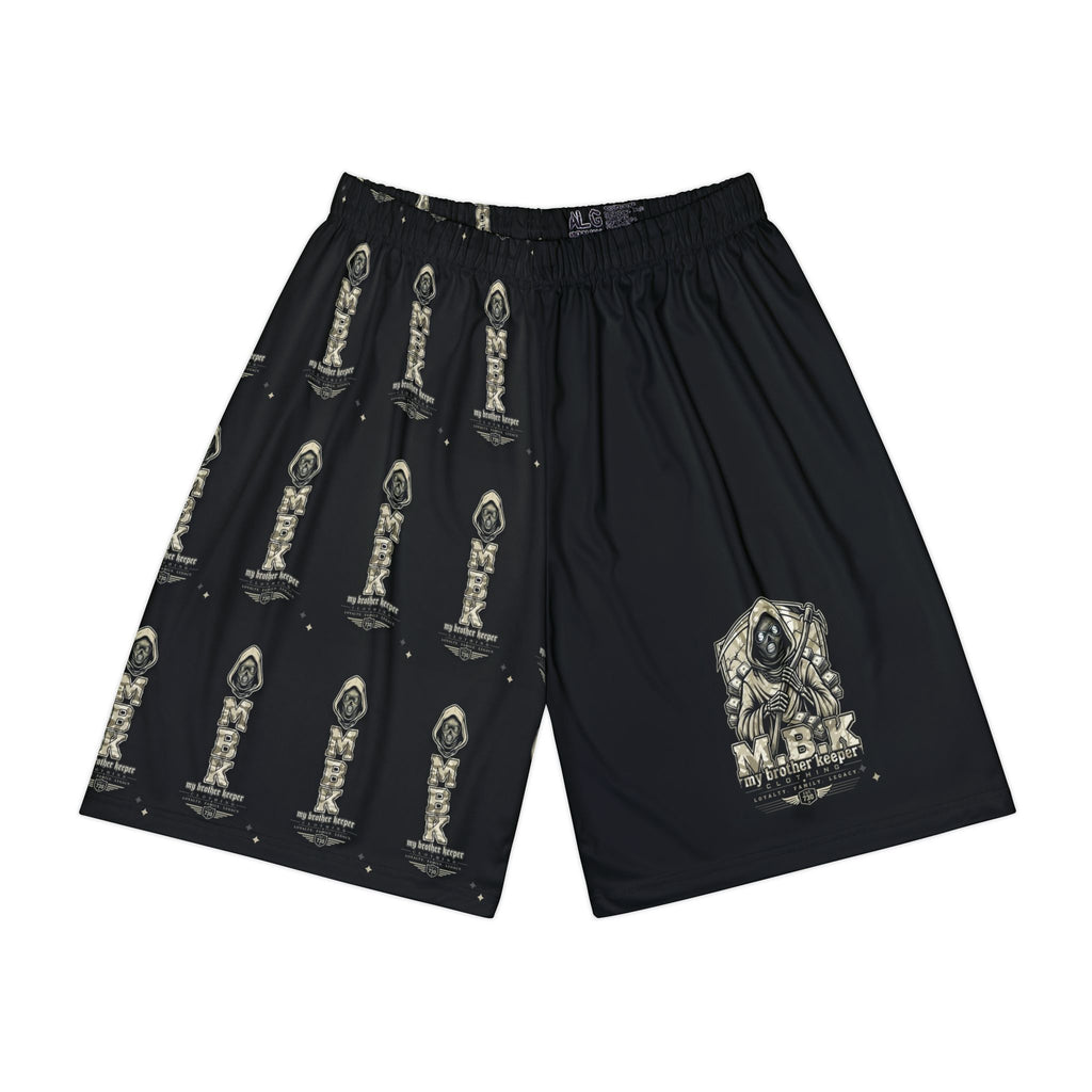 Men's Split-Panel Sports Shorts — MBK Graphic Athletic Shorts