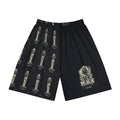 Men's Split-Panel Sports Shorts — MBK Graphic Athletic Shorts