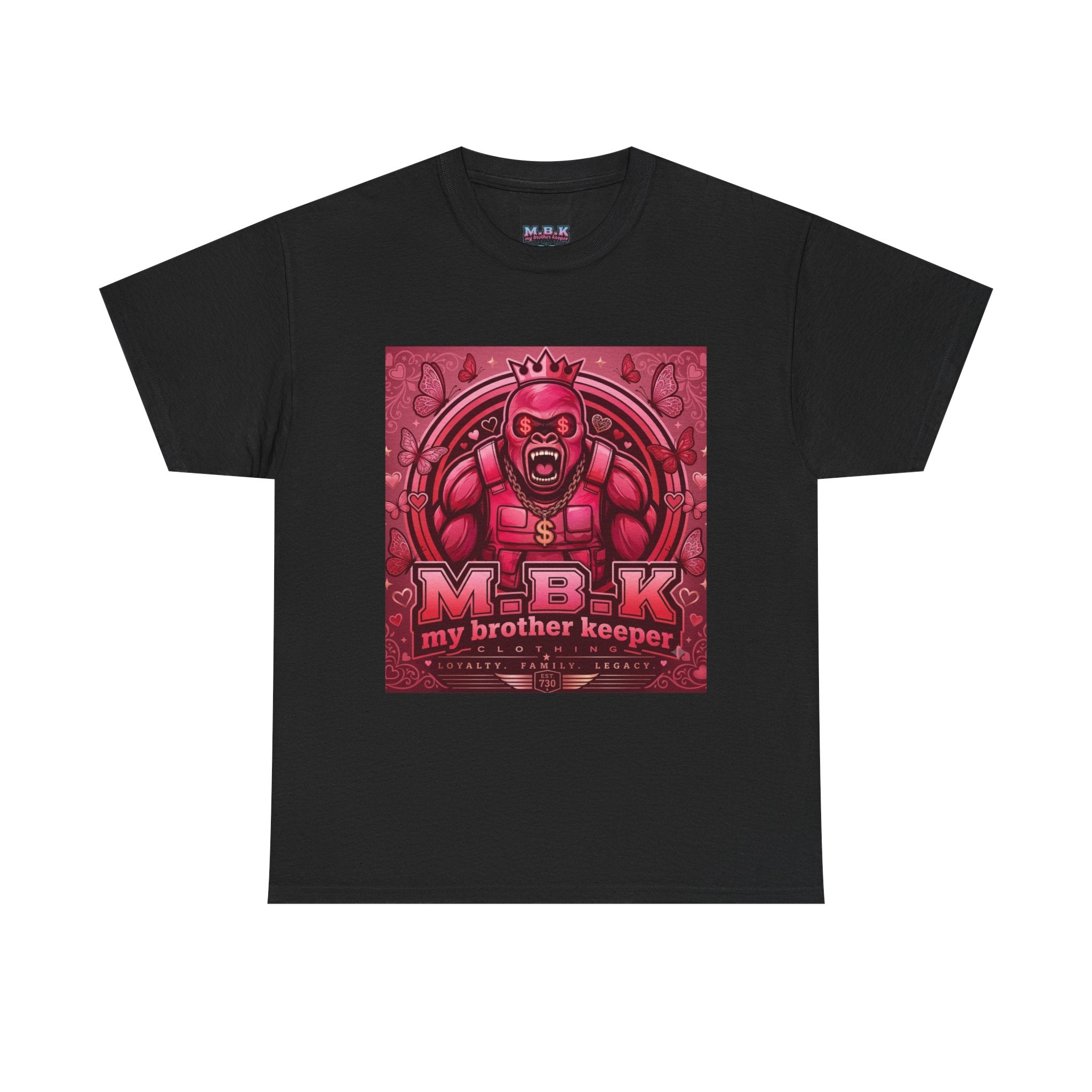 T-Shirt — MBK “My Brother Keeper” Graphic Tee (Bold Red King Design)