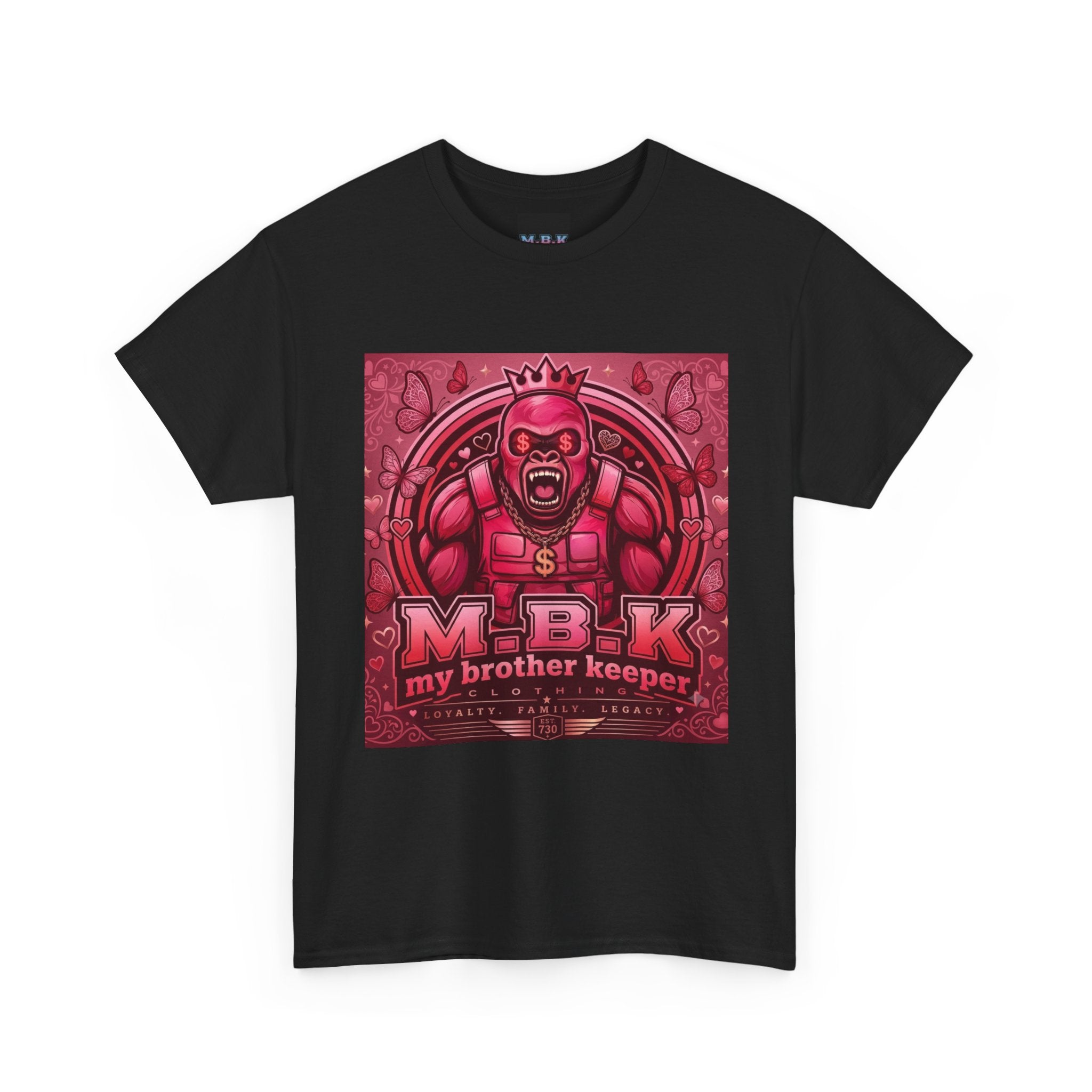 T-Shirt — MBK “My Brother Keeper” Graphic Tee (Bold Red King Design)