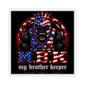 MBK 'My Brother Keeper' Neon Reaper Sticker — Colorful Skull Hoodie Kiss-Cut Sticker