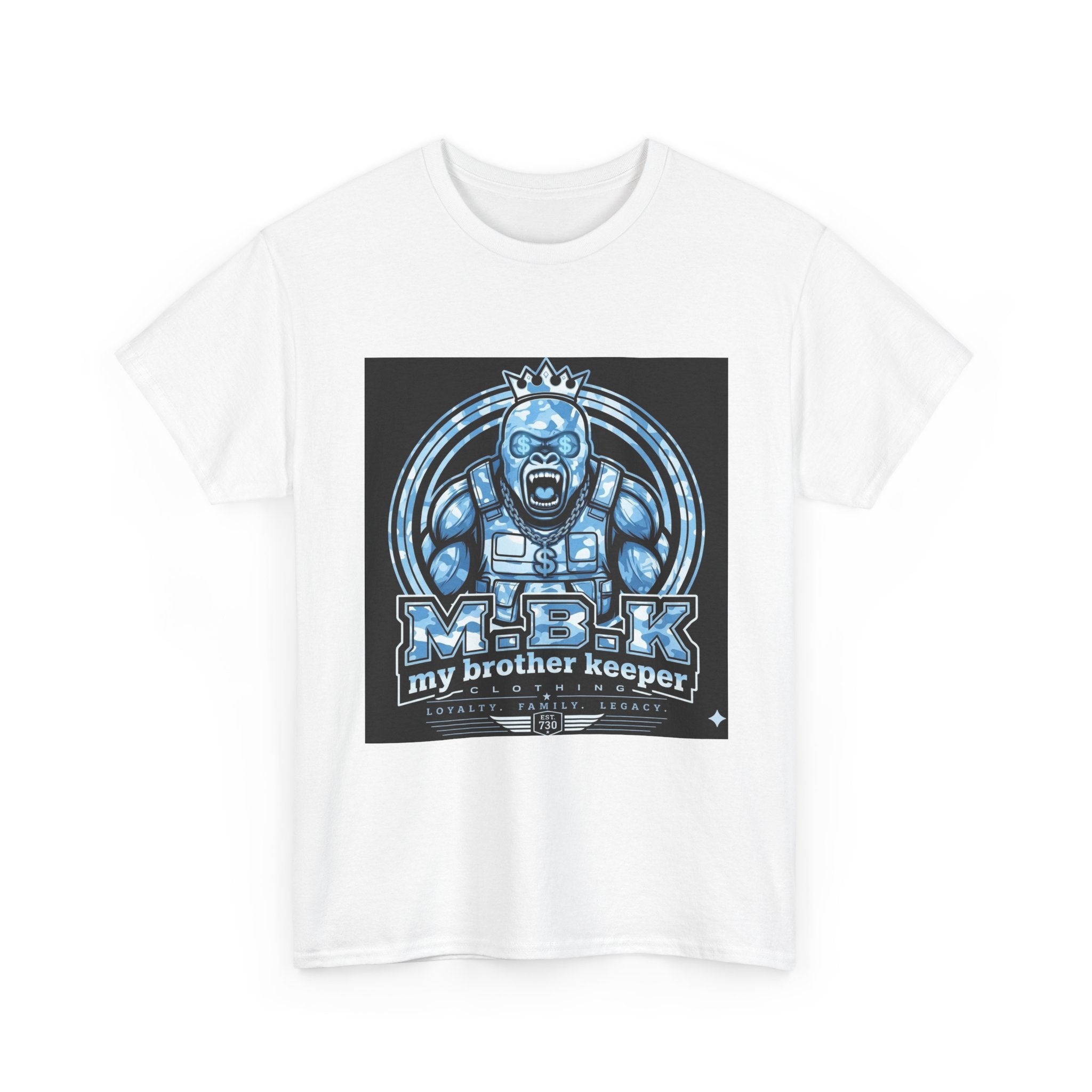 My Brother Keeper (MBK) Graphic Tee — Bold Blue King Streetwear