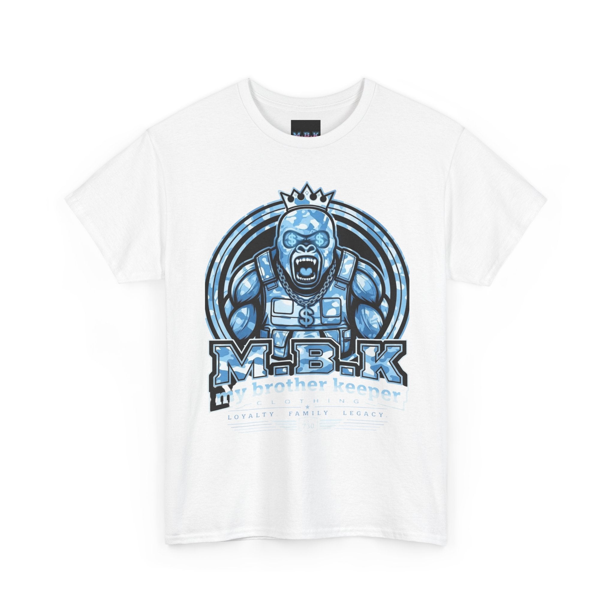 MBK King Gorilla Graphic Tee — Streetwear Gamer Logo T-Shirt