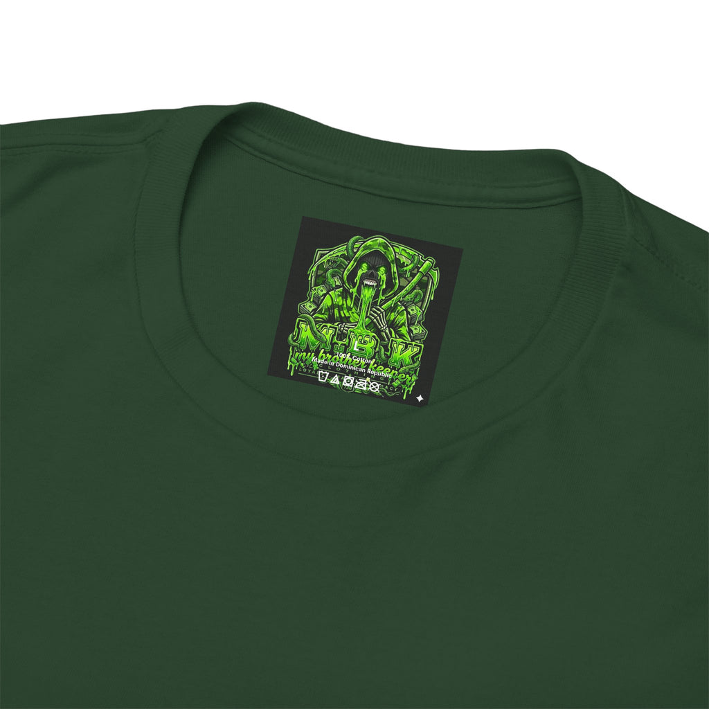 MBK "My Brother Keeper" Cotton Tee – Green Varsity Graphic