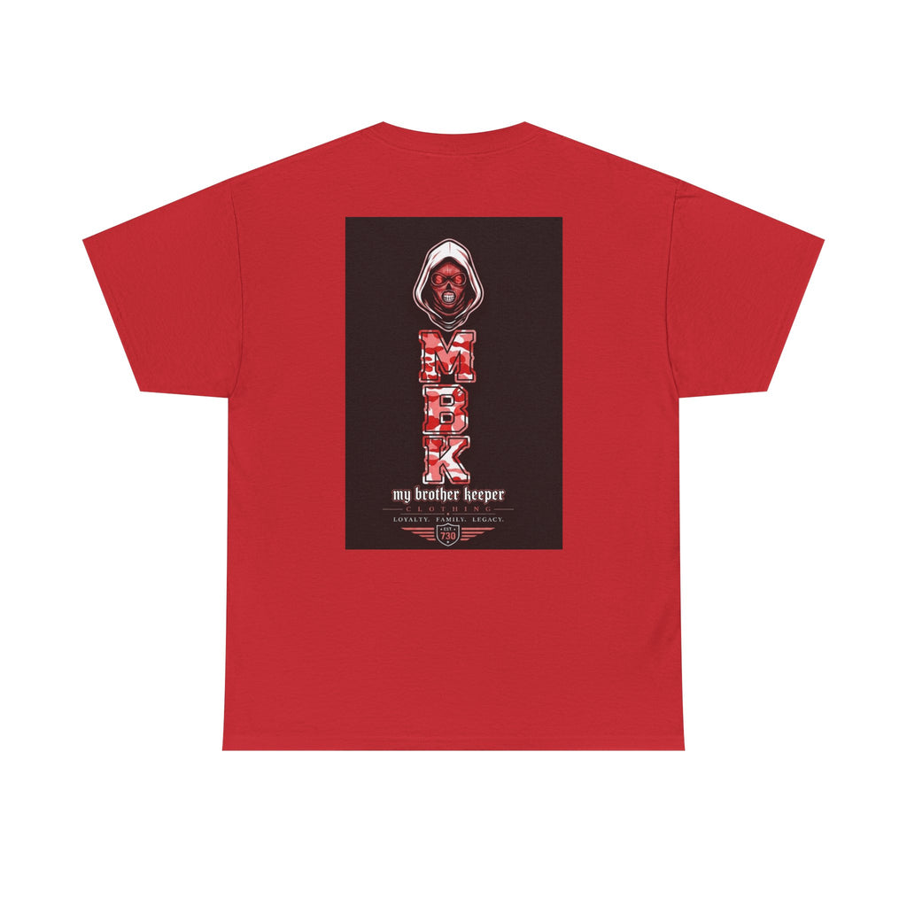 Brother Keeper Tee — Red Grim Reaper Graphic T-Shirt