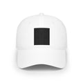 Black Low-Profile Baseball Cap with Subtle Embroidered Crest — Minimalist Everyday Hat