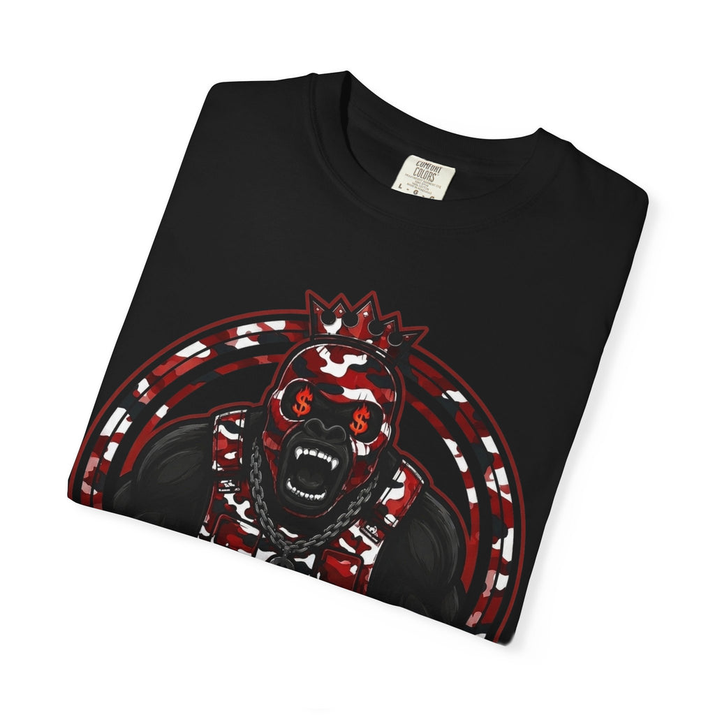Gorilla Rampage Graphic T‑Shirt — Red & Black Streetwear Tee