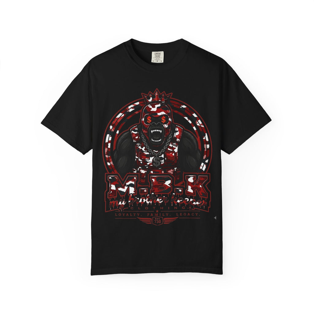 Gorilla Rampage Graphic T‑Shirt — Red & Black Streetwear Tee
