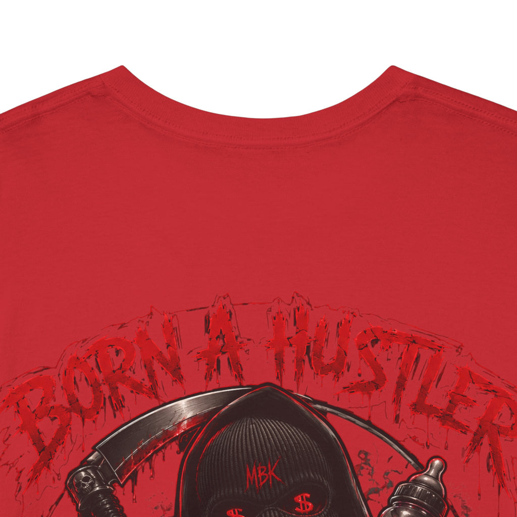 Graphic Tee — "Born a Hustler, Die a Hustler" Streetwear T‑Shirt