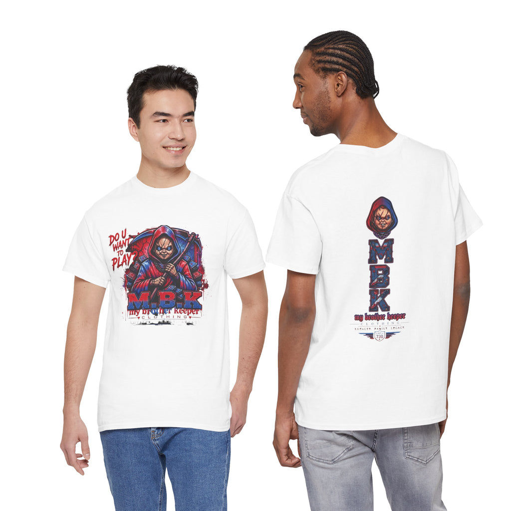 MBK 'Do U Wanna Play' Graphic Tee — Streetwear Hoodie Skull Design
