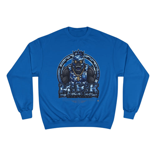 Champion Sweatshirt — Blue King Gorilla Graphic Crewneck