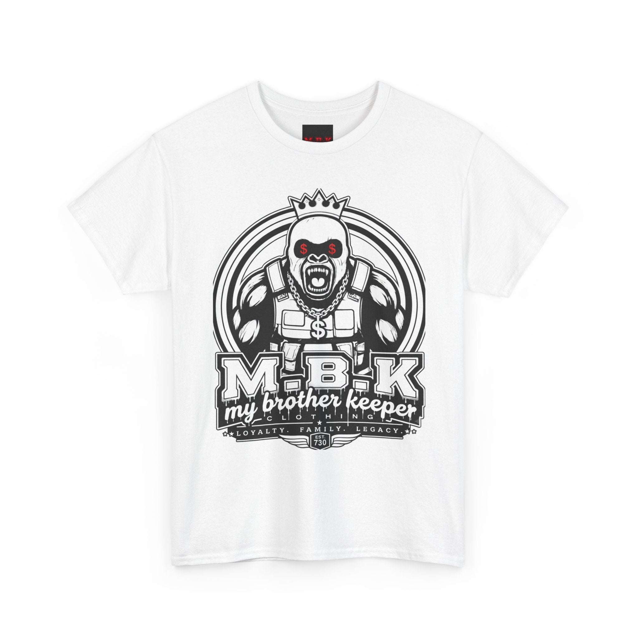 MBK "My Brother Keeper" Graphic Tee — Bold Gorilla Crest Streetwear
