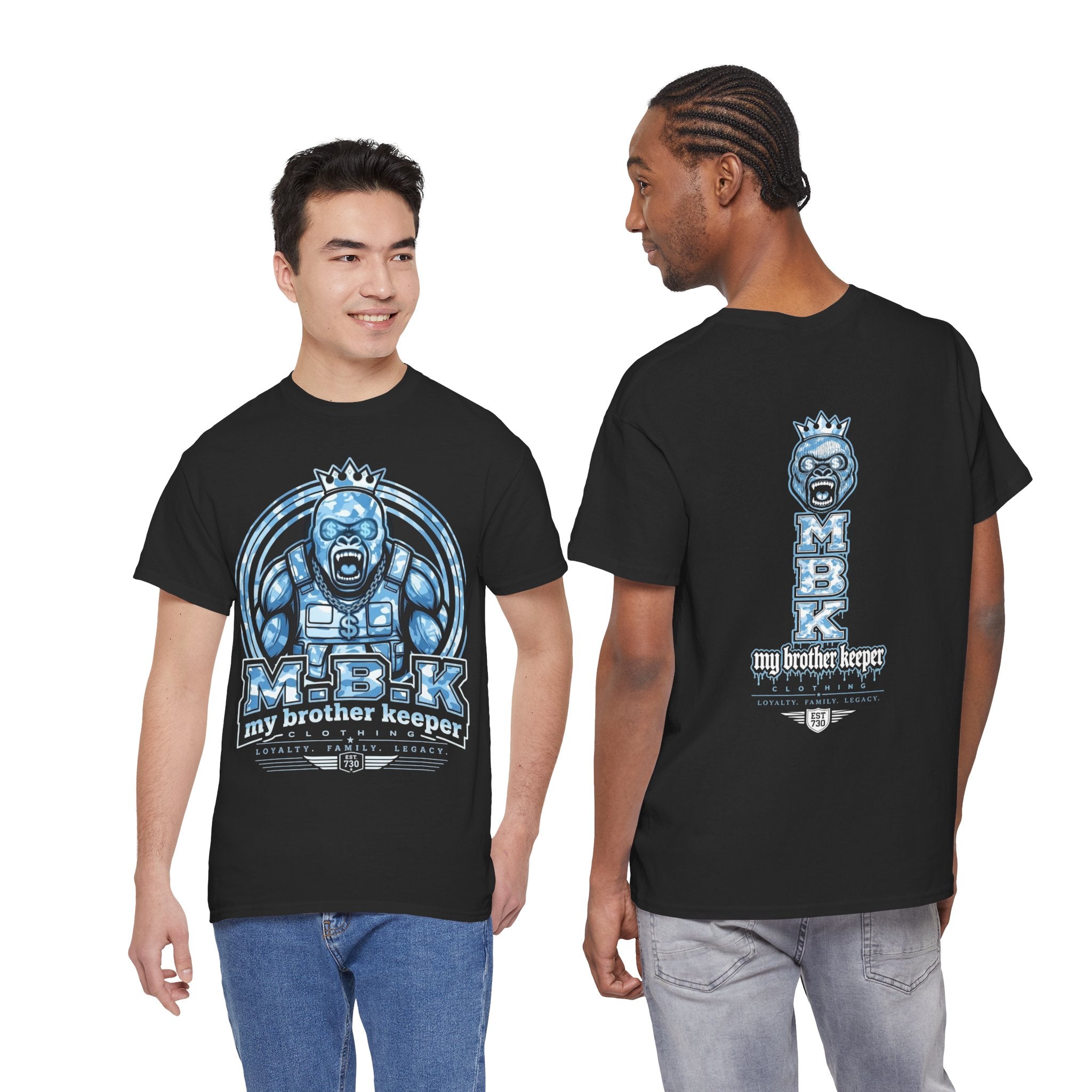 MBK King Gorilla Graphic Tee — Streetwear Gamer Logo T-Shirt